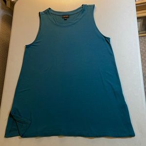 J Jill Wearever Easy A-line sleeveless tank in Mediterranean Green Size Large